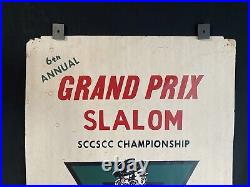 VTG SCCSCC Championship GRAND PRIX SLALOM -Spring-Redondo-Long Beach-Rare Poster