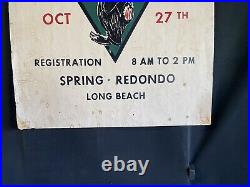 VTG SCCSCC Championship GRAND PRIX SLALOM -Spring-Redondo-Long Beach-Rare Poster