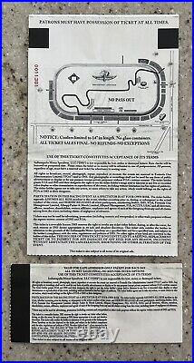 Vettel F1 Debut/Hamilton US Debut & Win 2007 U. S F1 Grand Prix Pass PSA