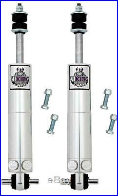 Viking Smooth Body Adjustable Shocks Front Pair 68-77 GM A-Body Chevelle Regal