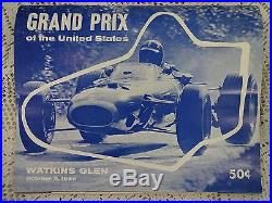 Vintage 1966 Player's Grand Prix of the United States Watkins Glen Race Program