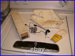 Vintage 1968-72 NOS GM Guide delco Rearview Mirror with map light Buick Chevy oem