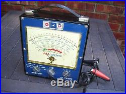 Vintage 1970s AC DELCO GM auto engine Tester meter gauge gm street rat hot rod