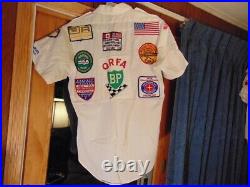 Vintage 1972 Watkins Glen Race Track Official Shirt Deputy Director Patches SCCA