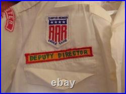 Vintage 1972 Watkins Glen Race Track Official Shirt Deputy Director Patches SCCA