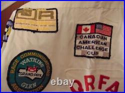 Vintage 1972 Watkins Glen Race Track Official Shirt Deputy Director Patches SCCA