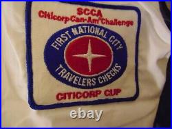 Vintage 1972 Watkins Glen Race Track Official Shirt Deputy Director Patches SCCA