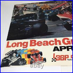 Vintage 1978 Poster Long Beach Grand Prix Toyota