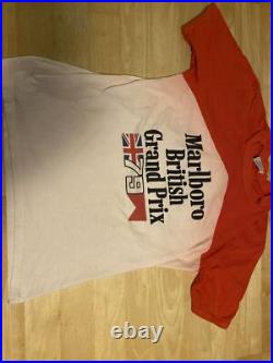 Vintage 1979 Marlboro British Grand Prix T Shirt Medium (See Measuments)