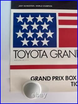 Vintage 1980 Toyota Grand Prix of Long Beach Fast Racing Car Automobile Poster