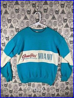 Vintage 1987 GP GEAR Grand Prix of Miami Sweatshirt Pullover