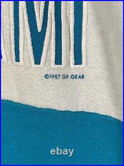 Vintage 1987 GP GEAR Grand Prix of Miami Sweatshirt Pullover