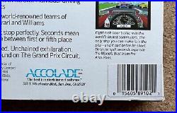 Vintage 1988 Accolade Grand Prix Circuit Video Game Apple IIGS