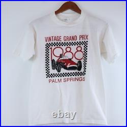 Vintage 1988 Palm Springs Grand Prix Single Stitch Shirt Drivers Names Small