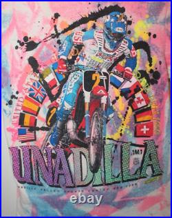 Vintage 1990 250 Unadilla Motocross U S Grand Prix Double Sided T Shirt Men's S