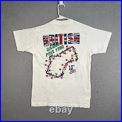 Vintage 1990 British Grand Prix Formula 1 Racing Ferrari T Shirt Adult Medium