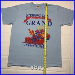 Vintage 1990 Phoenix Grand Prix T-shirt Iceberg USA Indy Car Oneita USA X-Large