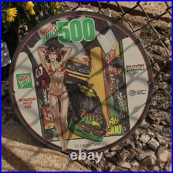 Vintage 1991 Mellow Yello 500 Grand Prix Porcelain Americana Man Cave Sign