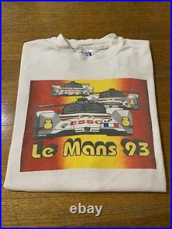 Vintage 1993 Peugeot 905B Le Mans F1 Grand Prix Racing Shirt Sz XL Made in USA