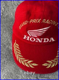 Vintage 90's Honda F1 Grand Prix Racing Team Wool Hat / Cap JAPAN