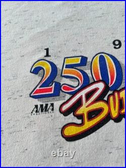 Vintage 90s 250 USGP AMA Motocross Supercross Racing Honda USA T-shirt Sz XL