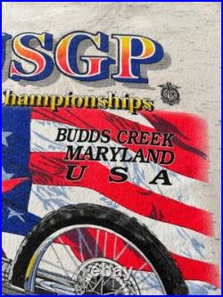 Vintage 90s 250 USGP AMA Motocross Supercross Racing Honda USA T-shirt Sz XL