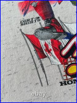 Vintage 90s 250 USGP AMA Motocross Supercross Racing Honda USA T-shirt Sz XL