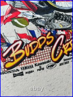 Vintage 90s 250 USGP AMA Motocross Supercross Racing Honda USA T-shirt Sz XL