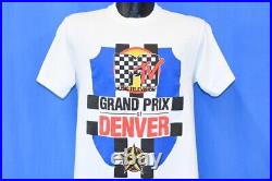 Vintage 90s MTV GRAND PRIX OF DENVER CHAMP CAR AUG 1990 t-shirt RACING SMALL S