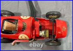 Vintage COX W-196 Gas Powered Mercedes-Benz Grand Prix Tether Car #9 LOOK