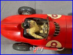 Vintage COX W-196 Mercedes Grand Prix Racer Gas Powered Thether Car Engine & Box