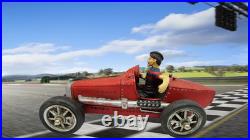 Vintage Classic Large Racing Grand PrIx Indy Bugatti Style Model Car 10 RARE