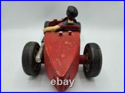Vintage Classic Large Racing Grand PrIx Indy Bugatti Style Model Car 10 RARE