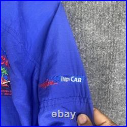 Vintage Coors Racing Jacket Mens Medium Blue Toyota Grand Prix IndyCar 90s