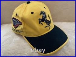 Vintage Genuine Ferrari 2001 US Grand Prix Cavallino Rampante in rare yellow