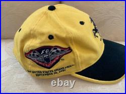 Vintage Genuine Ferrari 2001 US Grand Prix Cavallino Rampante in rare yellow