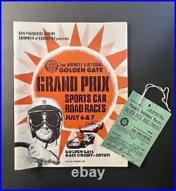 Vintage Golden Gate Grand Prix Race Program 1968