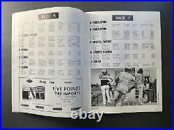 Vintage Golden Gate Grand Prix Race Program 1968