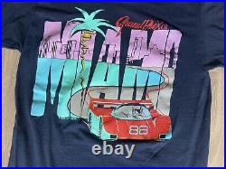 Vintage Grand Prix of Miami 1988 T-Shirt Single stitch Size Medium