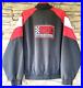 Vintage IROC Jacket Mens LARGE DGP Detroit Grand Prix USA Black Red White RARE