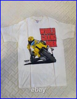 Vintage Kenny Roberts WGP World Grand Prix MotoGP Tee T Shirt Size M Made In USA