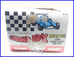 Vintage Kusan Grand Prix Racing Set in Box with 3 Race Cars #49C Made in USA