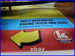 Vintage Kusan Grand Prix Racing Set in Box with 3 Race Cars #49C Made in USA