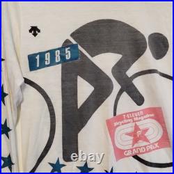 Vintage Long sleeve T shirt Bicycle Grand Prix Race Tee 17x25 7 Eleven Magazine