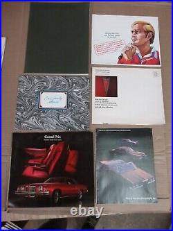 Vintage Lot of 12 Pontiac Grand Prix Le Mans Firebird 1967-1977 Brochures E6