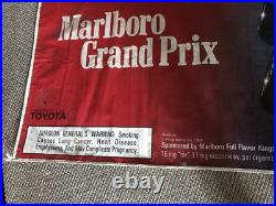 Vintage Marlboro Miami Grand Prix 2000 Huge 104x42 Indy car Sponsor Suite Banner