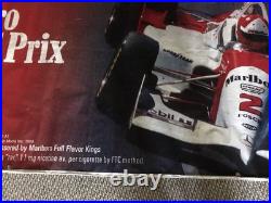 Vintage Marlboro Miami Grand Prix 2000 Huge 104x42 Indy car Sponsor Suite Banner