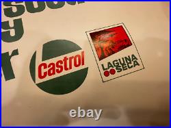 Vintage Monterey Castrol Grand Prix Can-Am Laguna Deca Raceway Poster 22x 17