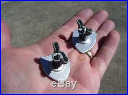 Vintage Plate toppers bolts HARLEY KNUCKLEHEAD FLATHEAD PANHEAD BOBBER HOT ROD