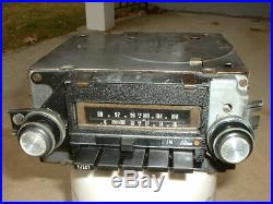 Vintage Pontiac Accessory AM FM Delco 8 Track Stereo Radio Original GTO Lemans